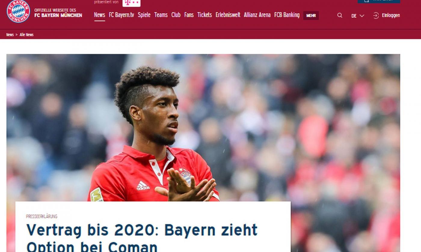 Juve, UFFICIALE: il Bayern riscatta Coman VIDEO