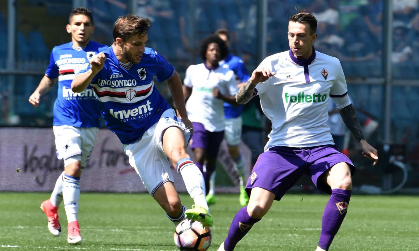 Sampdoria-Fiorentina 2-2: il tabellino