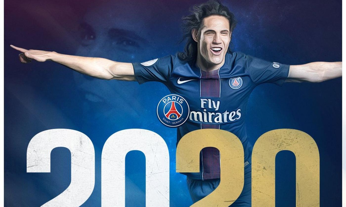 PSG, UFFICIALE: rinnova Cavani