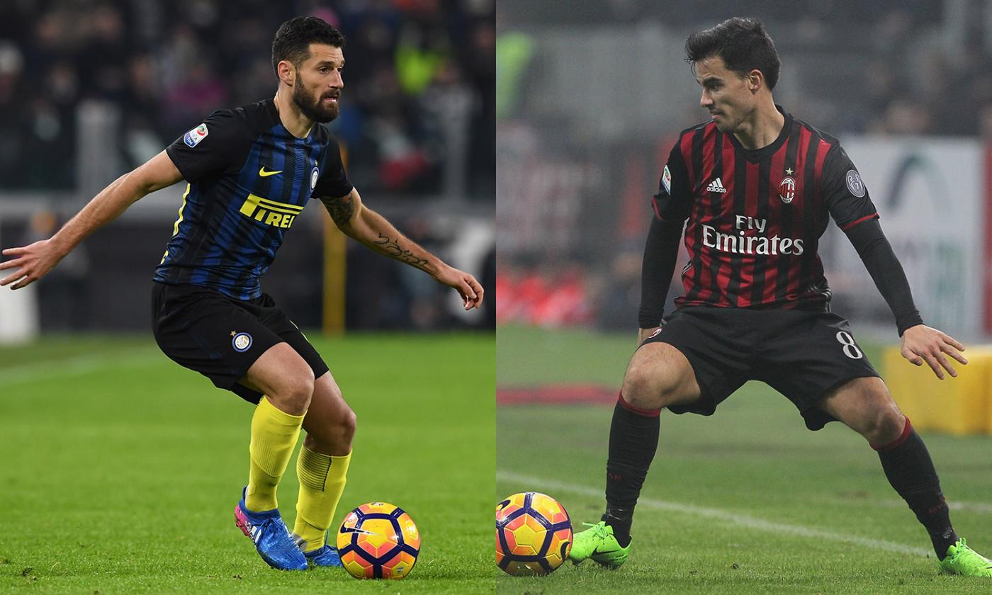 Verso Inter-Milan: Suso e Candreva uomini derby