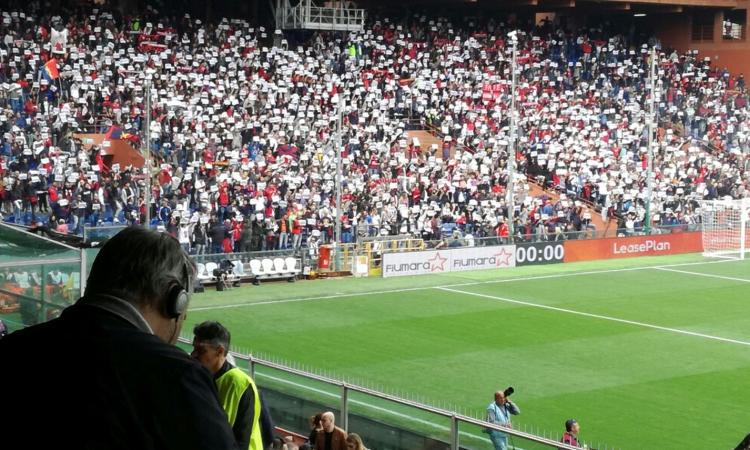 Genoa, nuovo striscione polemico contro Preziosi