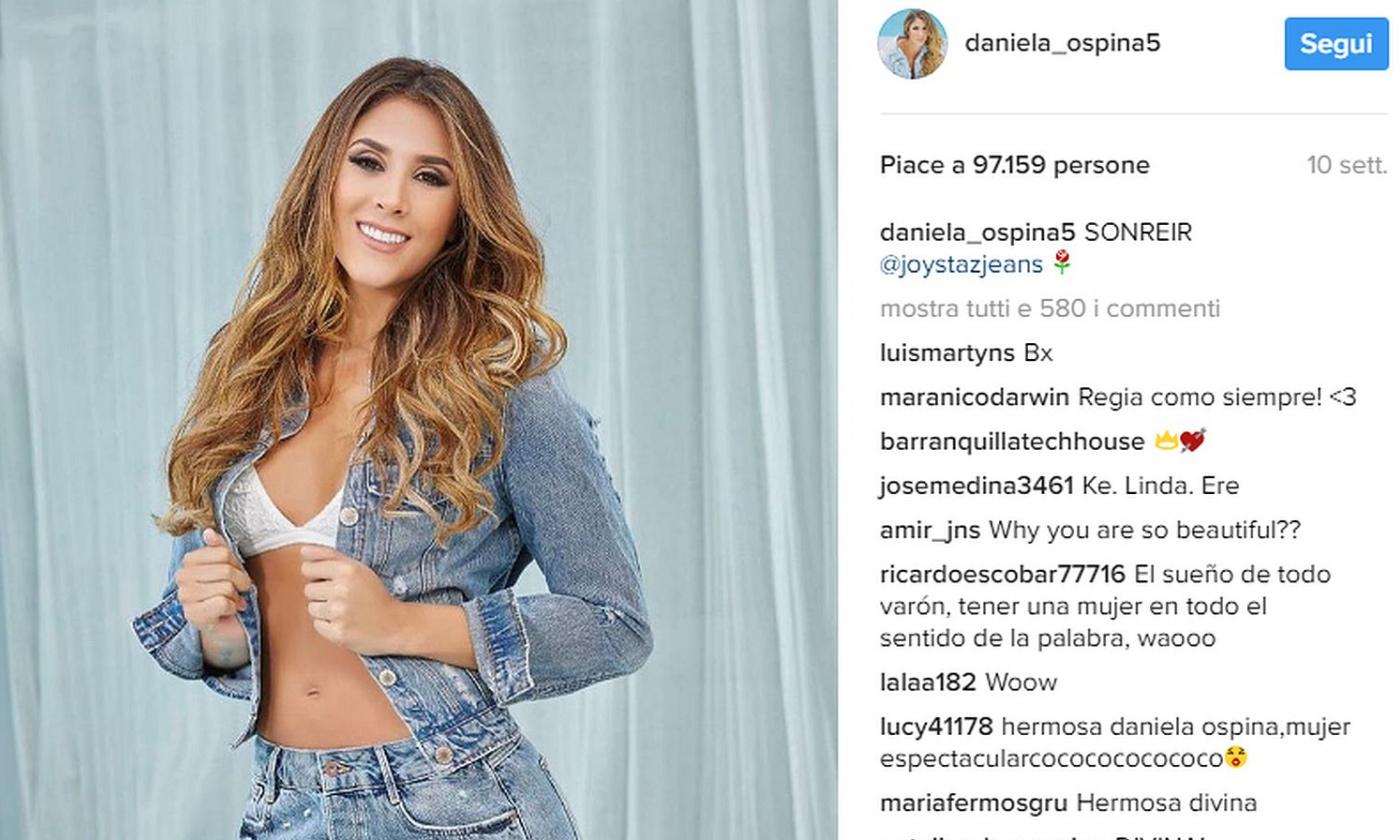 Daniela l'ultimo servizio in intimo fa infuriare James Rodriguez FOTO