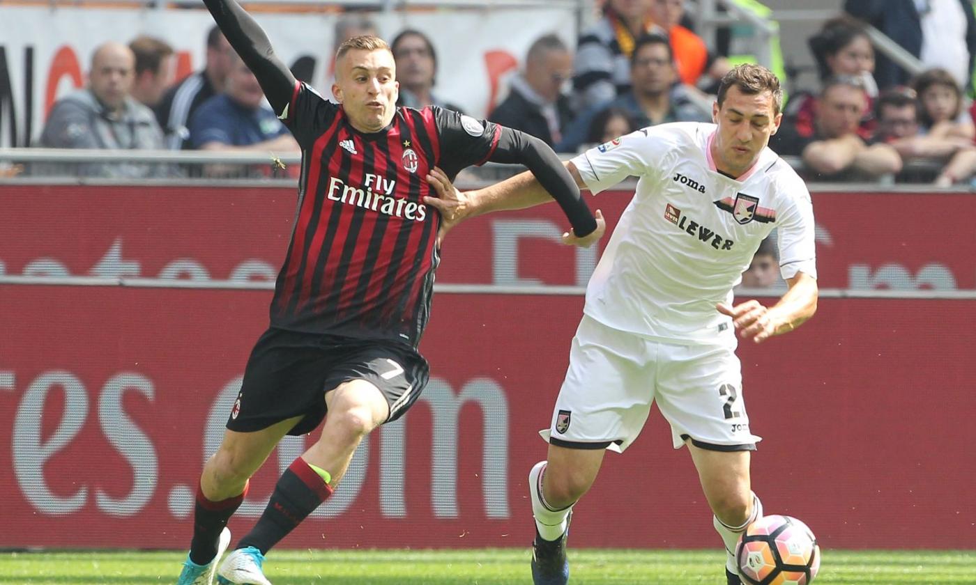 Milan-Palermo, l'analisi tattica: Suso-Deulofeu, esterni imprendibili