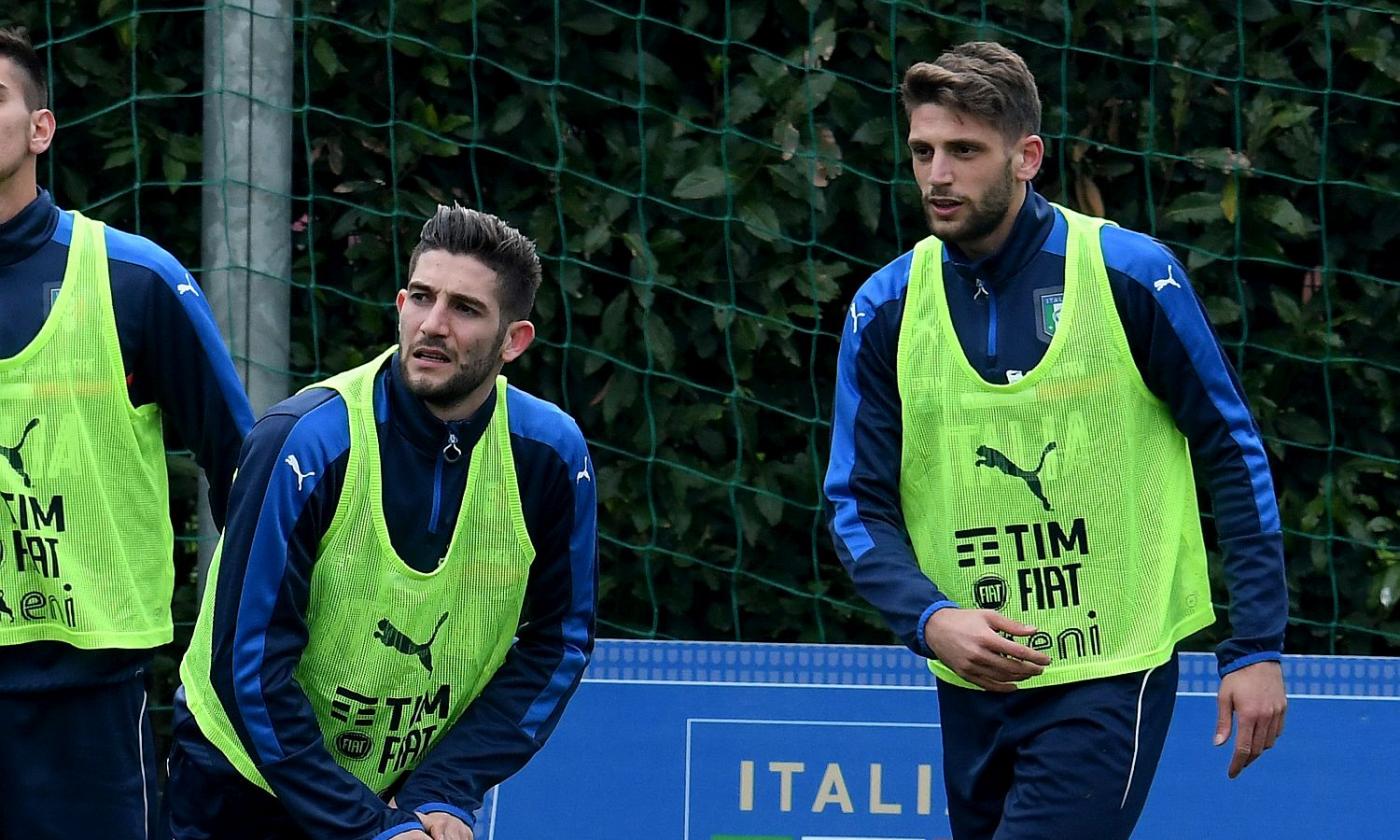 Ecco i 22 convocati per 'Italia B'-San Marino: ci sono Lapadula, Berardi e Gagliardini. Prima volta per Emerson