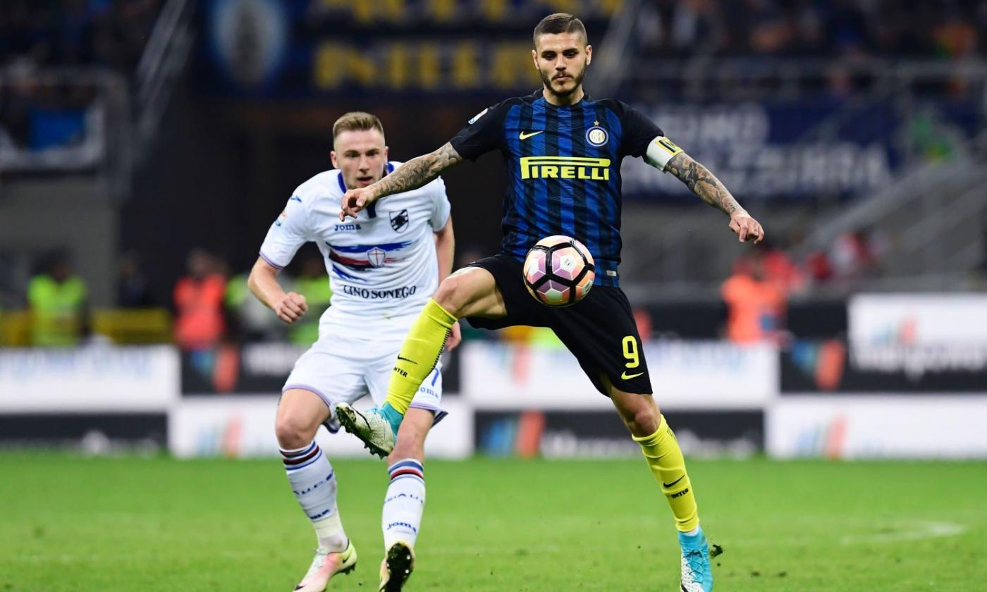 Inter-Sampdoria 1-2, il tabellino