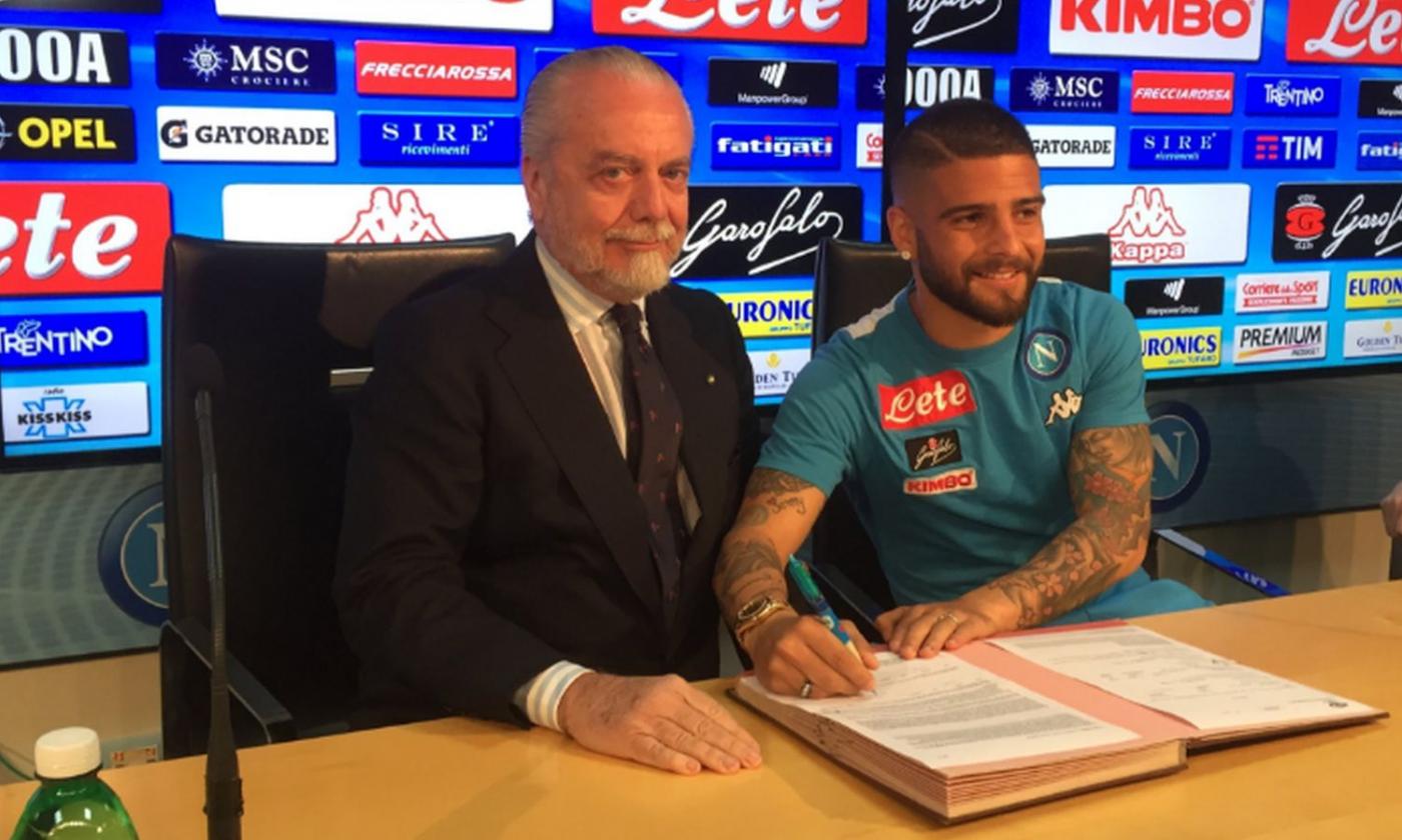 Watch: Napoli star Insigne pens new Napoli deal 