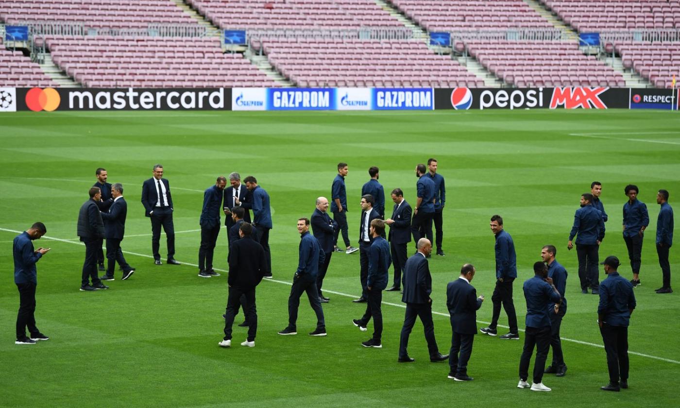 Barcellona-Juve, la vigilia: FOTO e VIDEO. Ecco l'11 scelto da Allegri