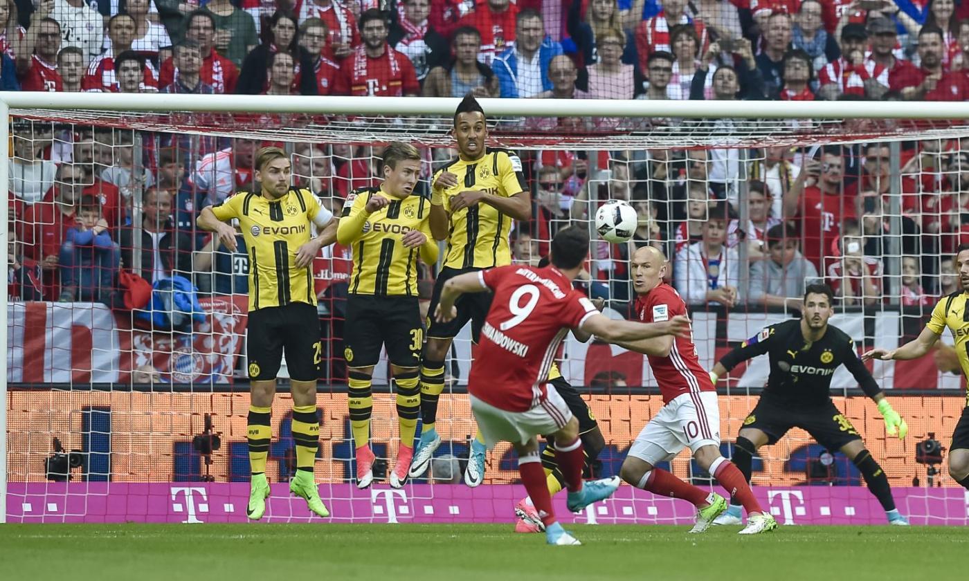 Bayern-Borussia Dortmund 4-1: Lewandowski capocannoniere