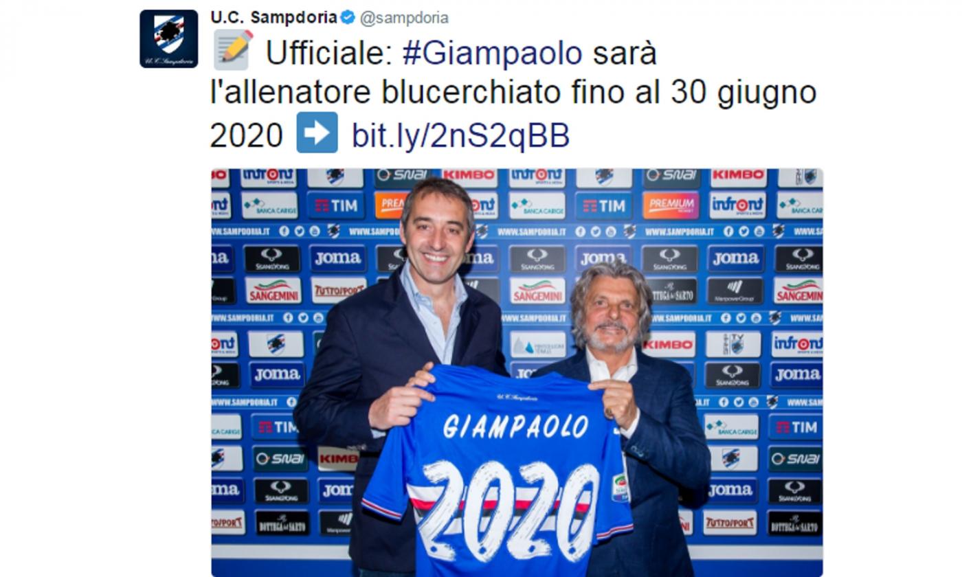 Samp, UFFICIALE: rinnova Giampaolo