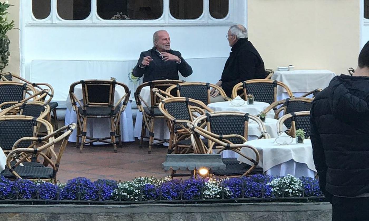 FOTO Sabatini e Ranieri a Capri, summit tra ex Roma