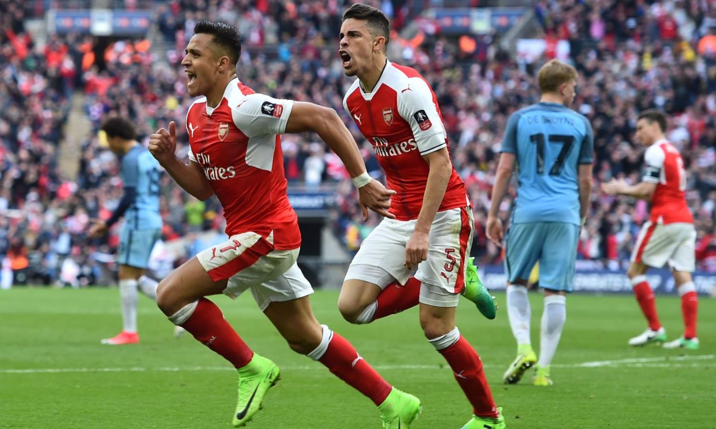 FA Cup: 2-1 al Manchester City, Arsenal in semifinale. Decide Sanchez