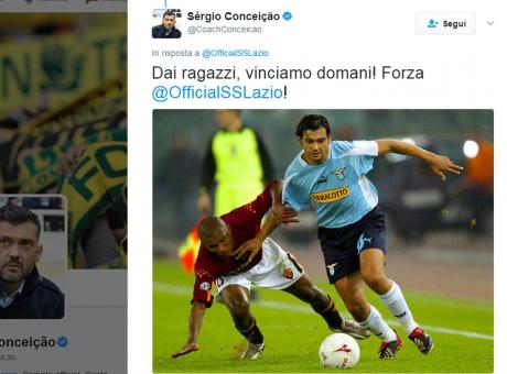 L Ex Sergio Conceicao Incoraggia La Lazio Dai Ragazzi Vinciamo Il Derby Lazio Calciomercato Com