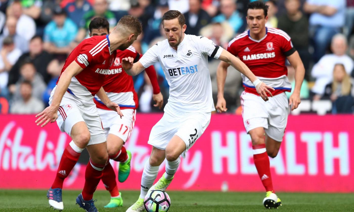 Premier League: Swansea-Middlesbrough 0-0