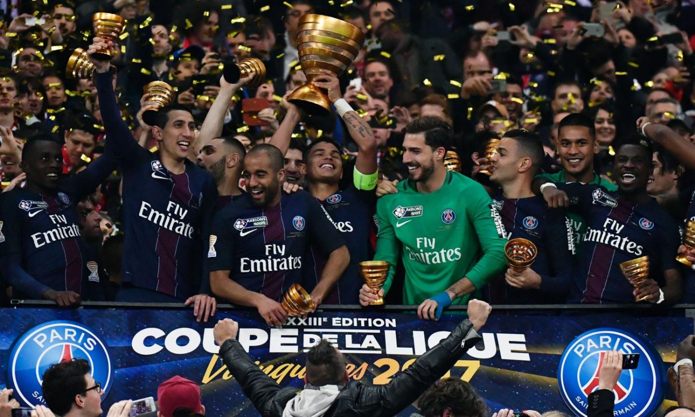 Francia, è del PSG la Coppa di Lega: 4-1 al Monaco, doppietta Cavani