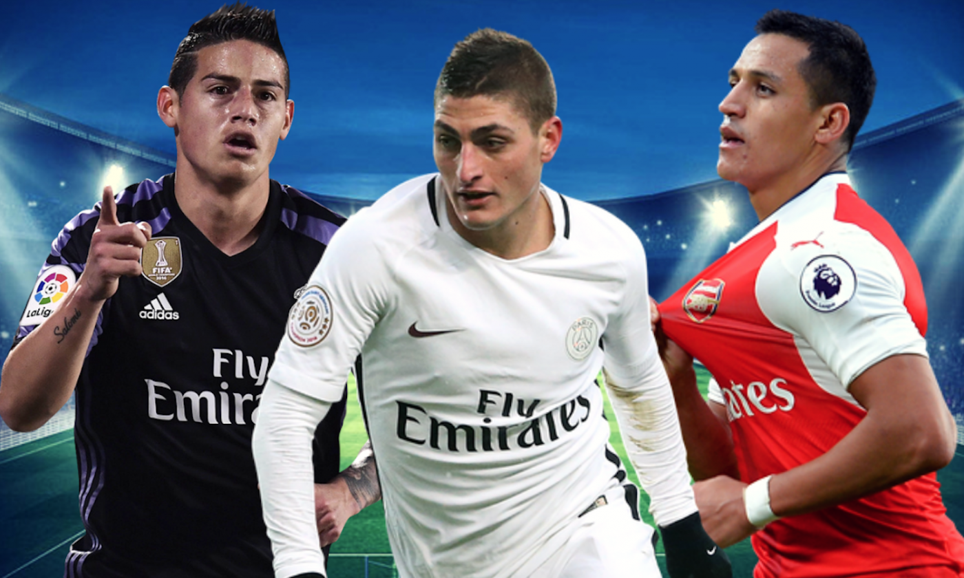 Juve: 150 milioni sul mercato, come spenderli? Da James a Verratti... VOTA