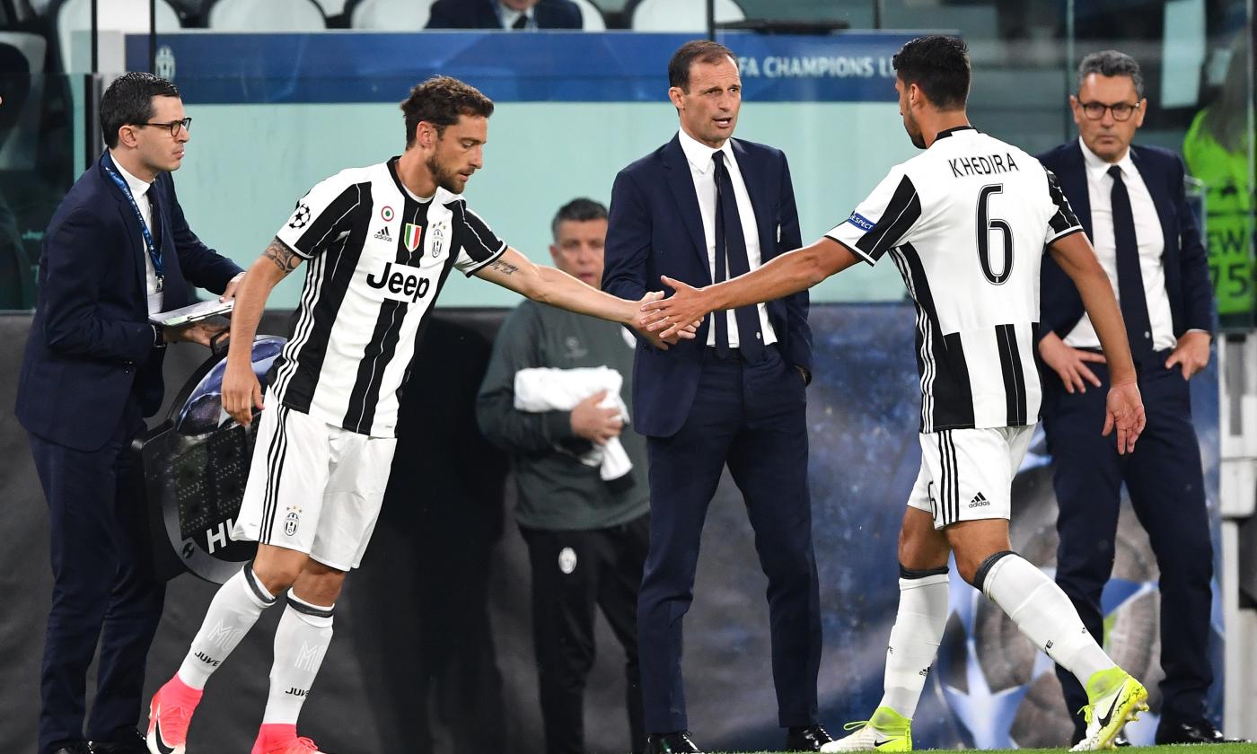 Juve, Allegri sorride: test positivo per Khedira e Marchisio contro il Calcio Derthona