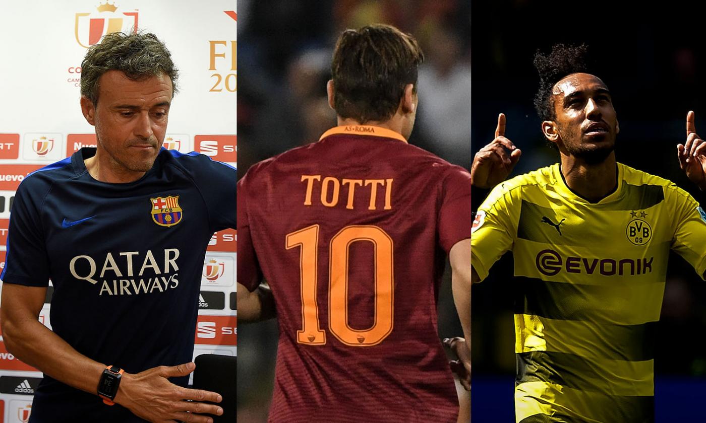 Da Totti a Luis Enrique e Aubameyang: l'ultima gara poi l'addio per tanti FOTO 