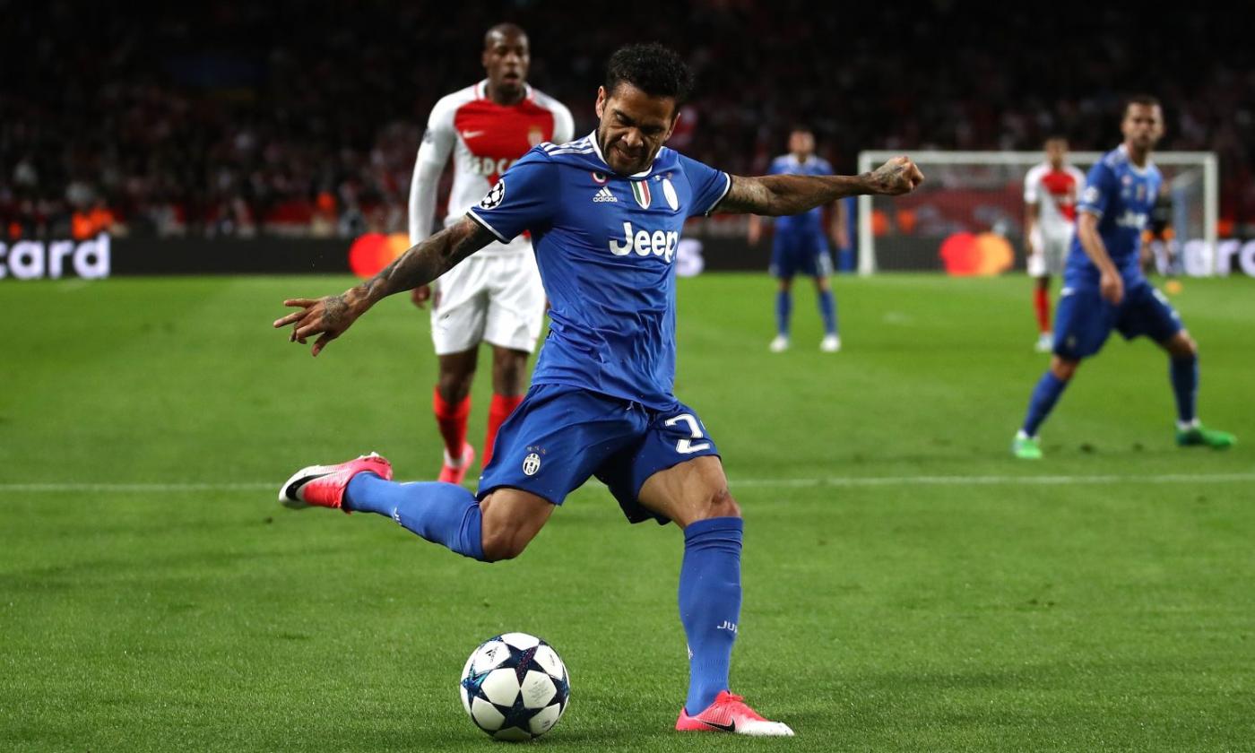 Juve, tre squadre tentano Dani Alves