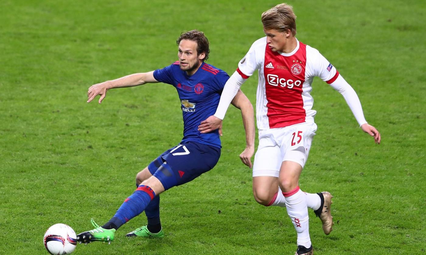 Ajax-Manchester United, le pagelle di CM: Dolberg acerbo, Darmian insuperabile