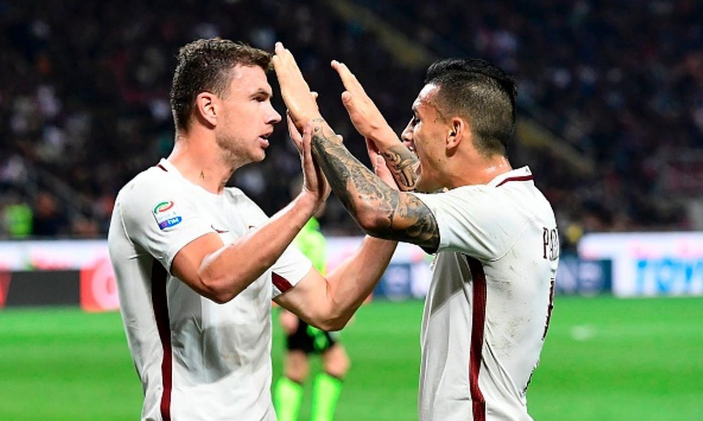 La Roma umilia il Milan, 4-1 al Meazza: -7 dalla Juve, Spalletti non mette Totti