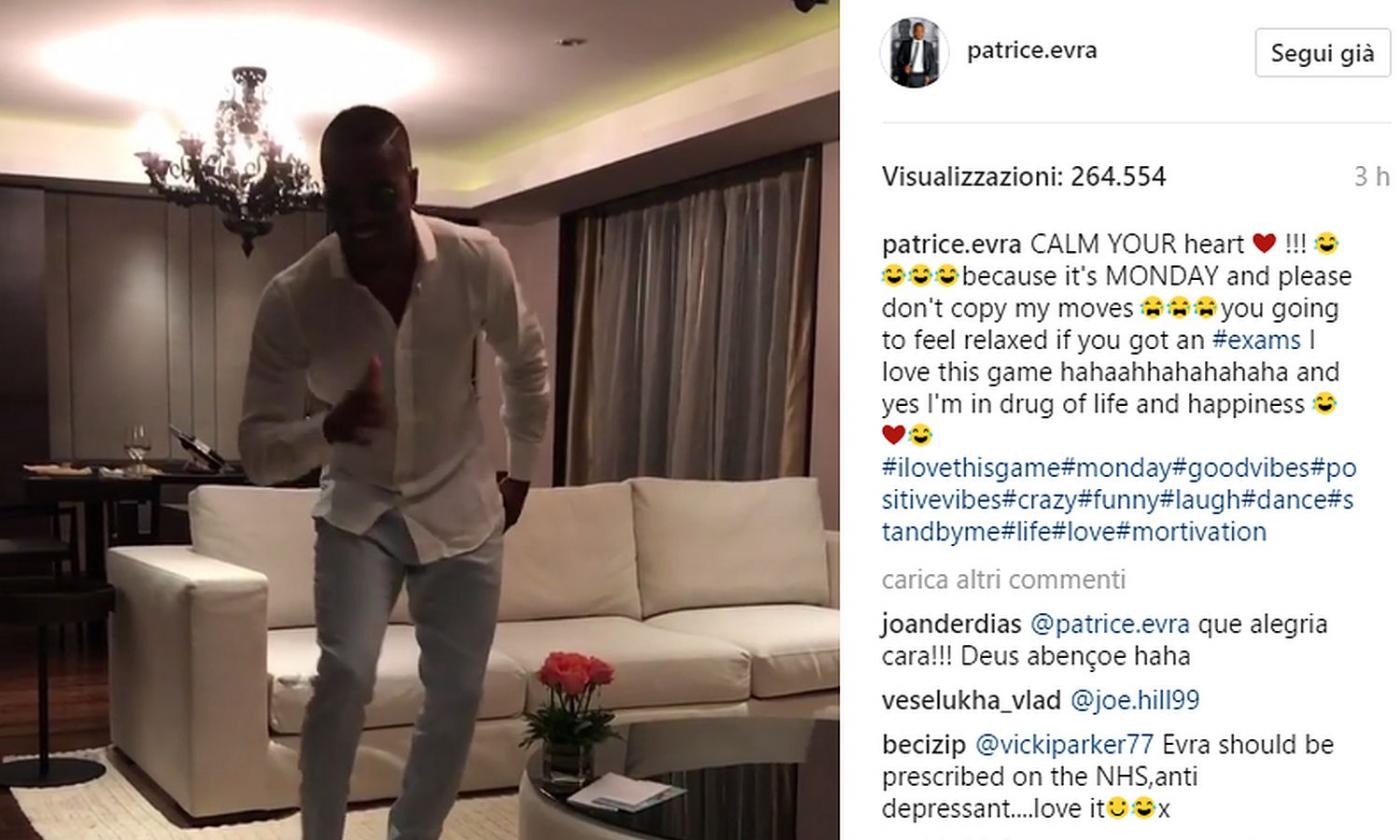 Evra motivatore zen: 'Non abbiate paura del lunedì, tutti al mio fianco' VIDEO