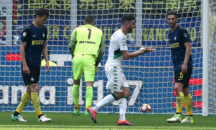 Sassuolo, il saluto a Iemmello: 'Indimenticabile la doppietta all'Inter'
