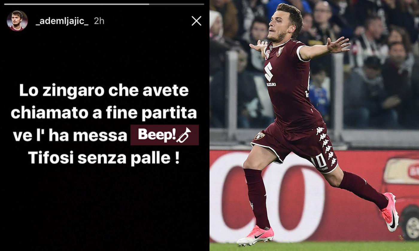 Ljajic contro i tifosi della Juve: 'Lo zingaro ve l'ha messa nel c...' FOTO, ma è un fake