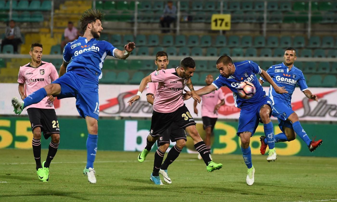 Palermo-Empoli 2-1: il tabellino