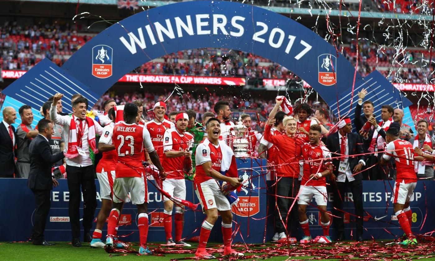 Wenger stende Conte: 2-1 al Chelsea, l'Arsenal vince l'FA Cup ed è record!