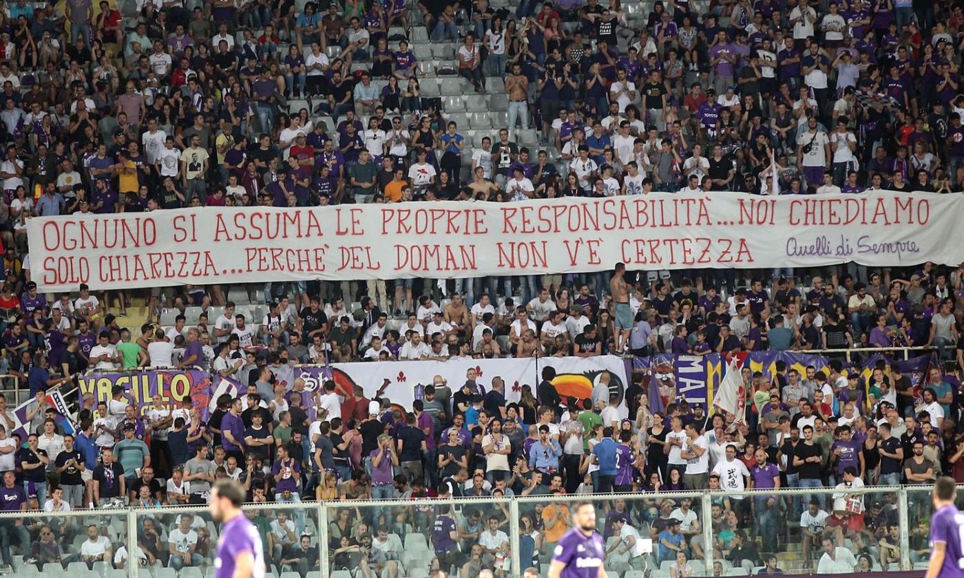 Fiorentina: crollano gli incassi, persino gli abbonati disertano il Franchi 