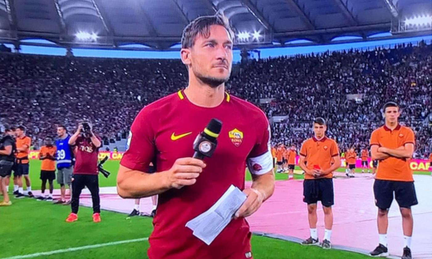 Totti: 'Non è detto che abbia finito di giocare'. Voci su una ricca offerta dalla Cina