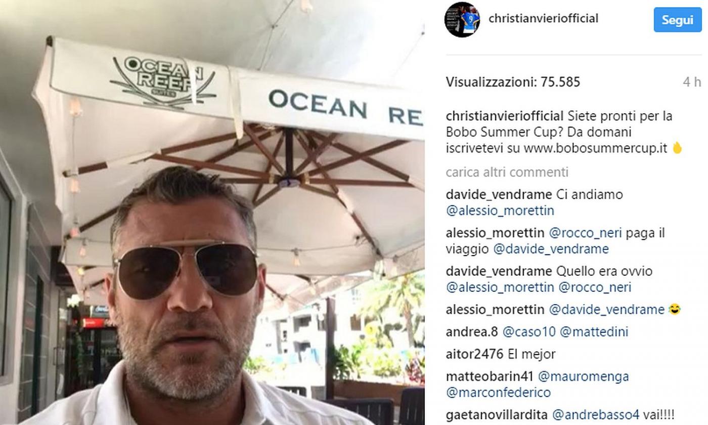 Ranocchia con Vieri: la Bobo Summer Cup per i terremotati VIDEO