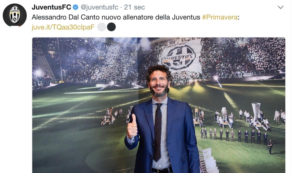 Juve, Dal Canto si presenta: 'Contento di essere qui'