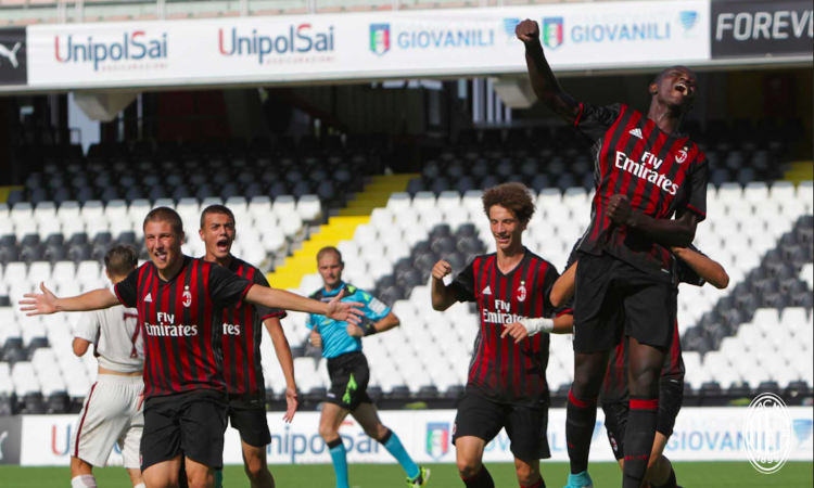 Allievi, finale scudetto: Roma-Milan 2-5, rossoneri campioni d'Italia