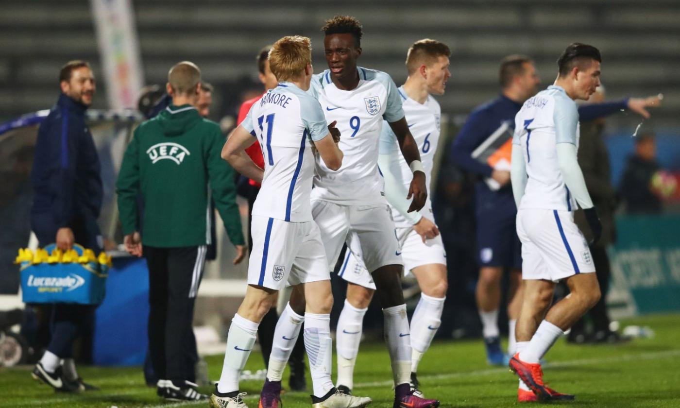 Spurs rival Man United for England Under-18 sensation