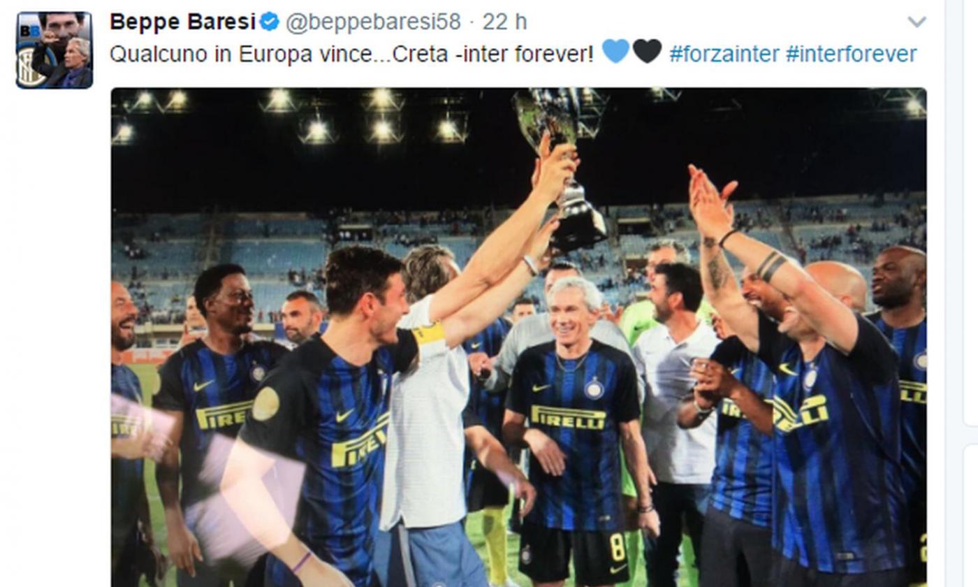 Inter, frecciata di Bebbe Baresi alla Juve: 'Qualcuno in Europa vince...'