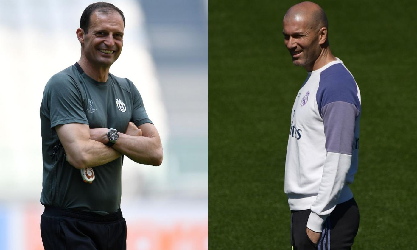 Real Madrid, c'è anche Allegri per il dopo-Zidane