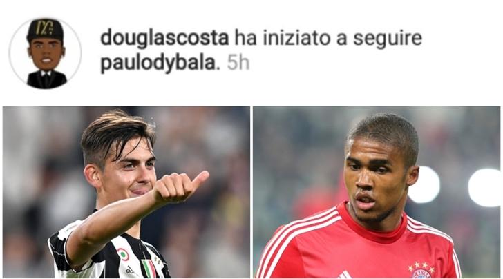 Douglas Costa alla Juve: c'è un segnale... social!