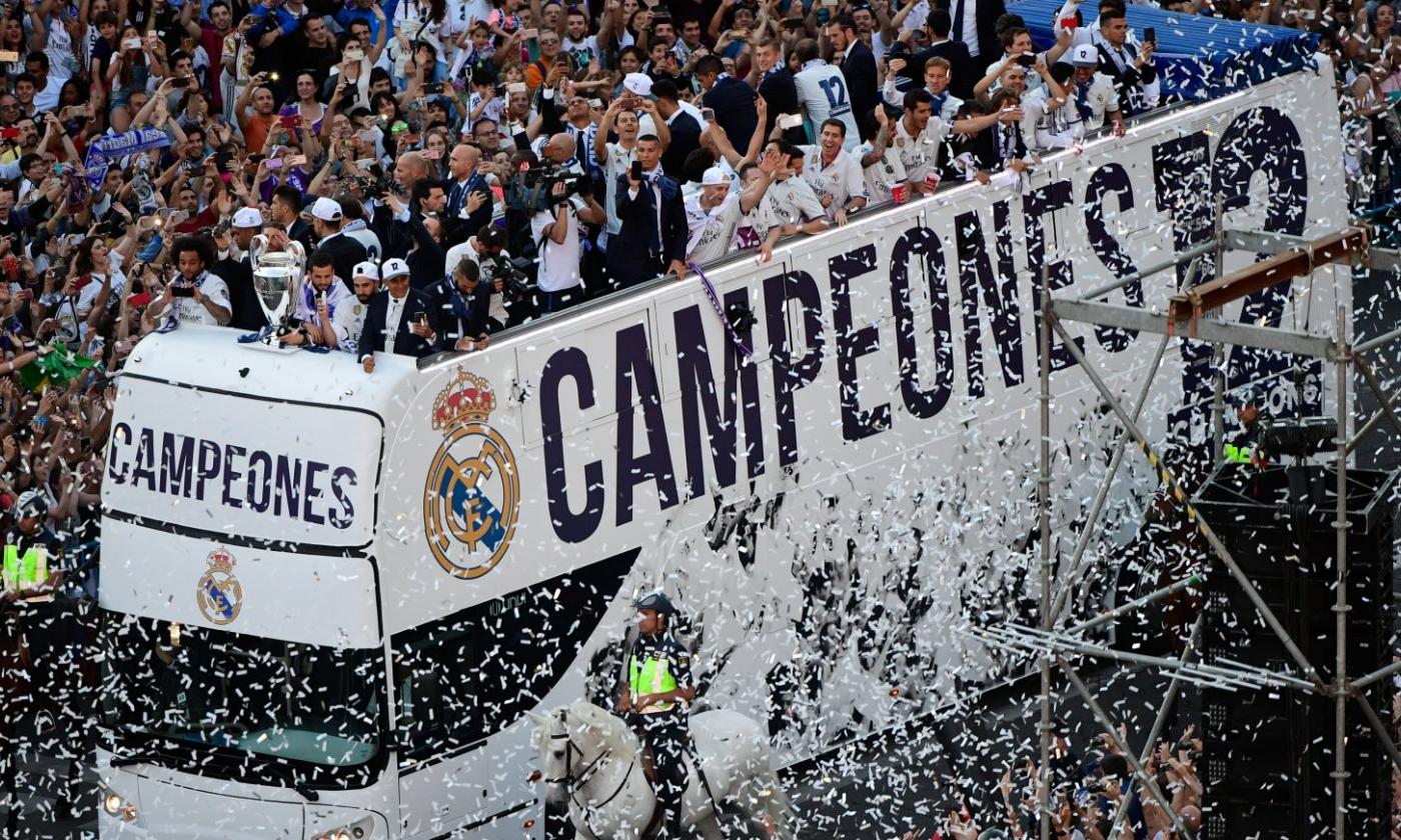 Real, che festa a Madrid! Tutte le FOTO e i VIDEO