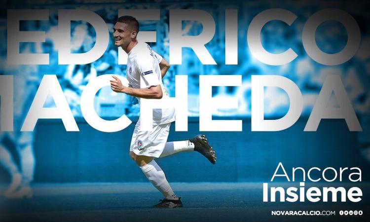 Novara, UFFICIALE: rinnova Macheda