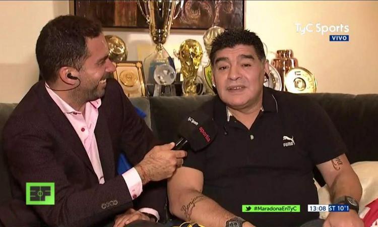 Maradona contro tutti: 'Dani Alves è un cogl...e, Icardi in nazionale è follia'