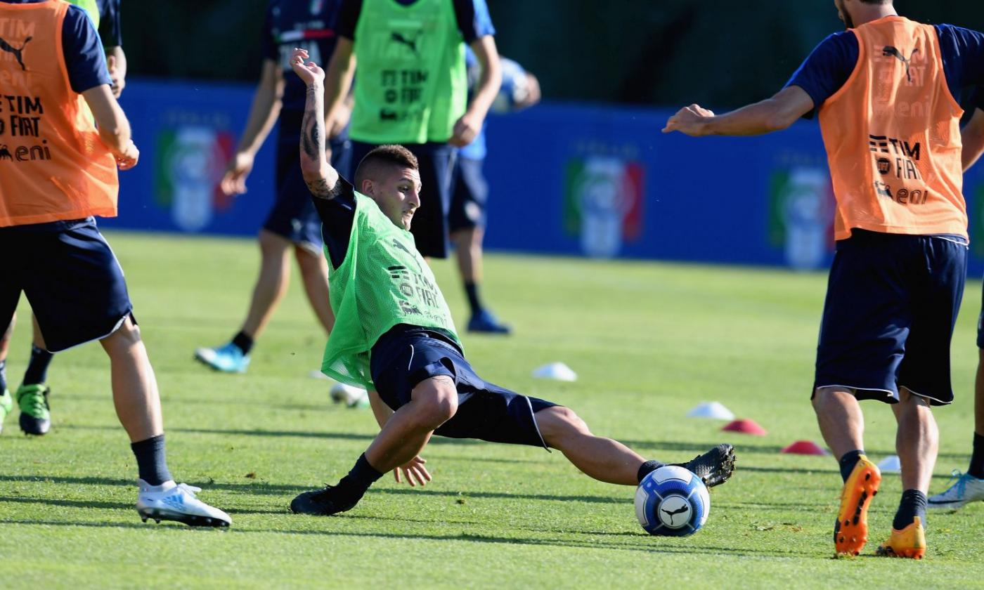 Italia, Verratti lascia l'allenamento: condizioni da valutare