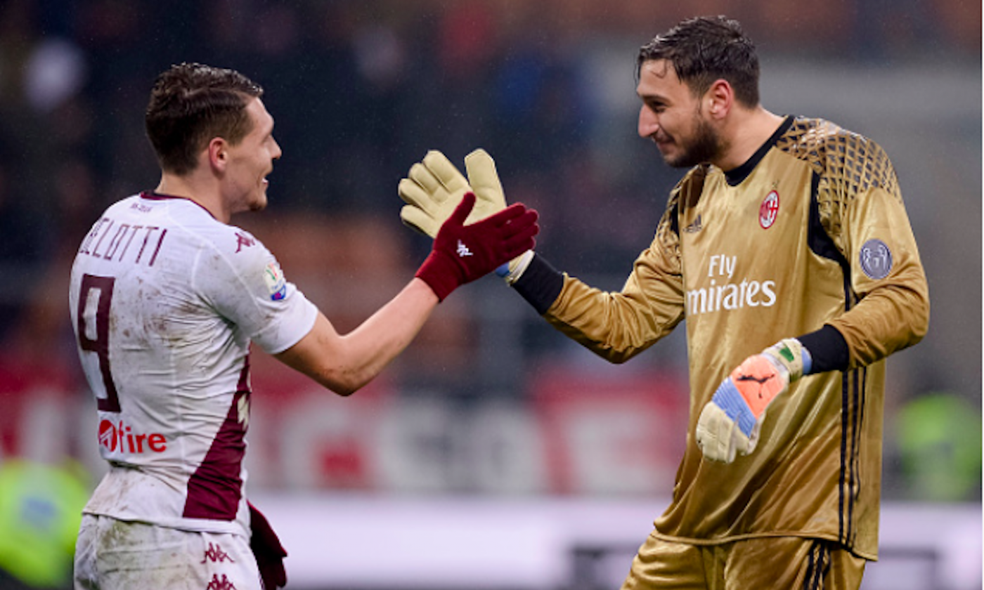 Da Donnarumma a Bonucci e Conti: è ancora Ital-Milan. Ora il sogno è Belotti