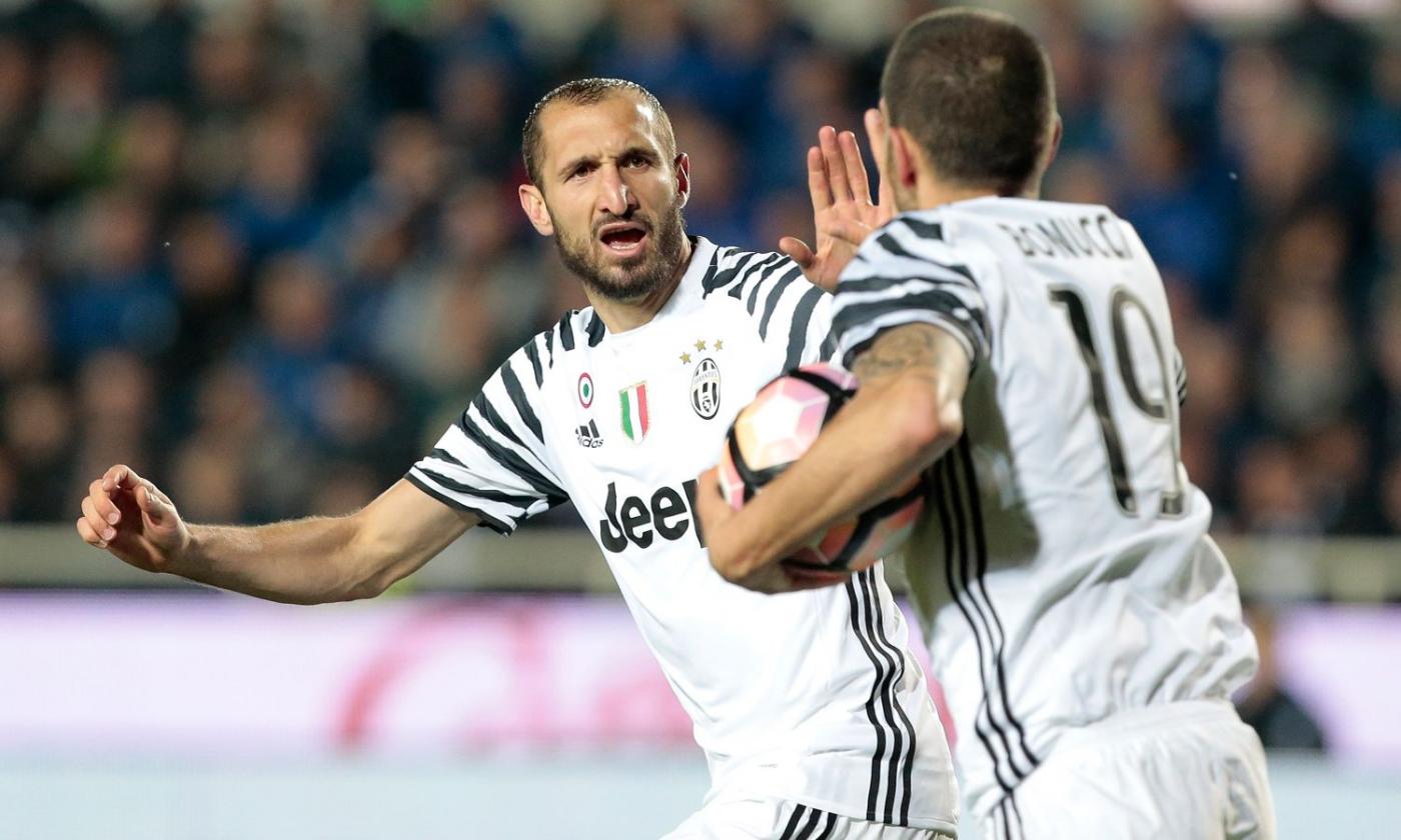 Juve, Chiellini e l'addio di Bonucci: 'Abbiamo superato Pirlo e Vidal...'