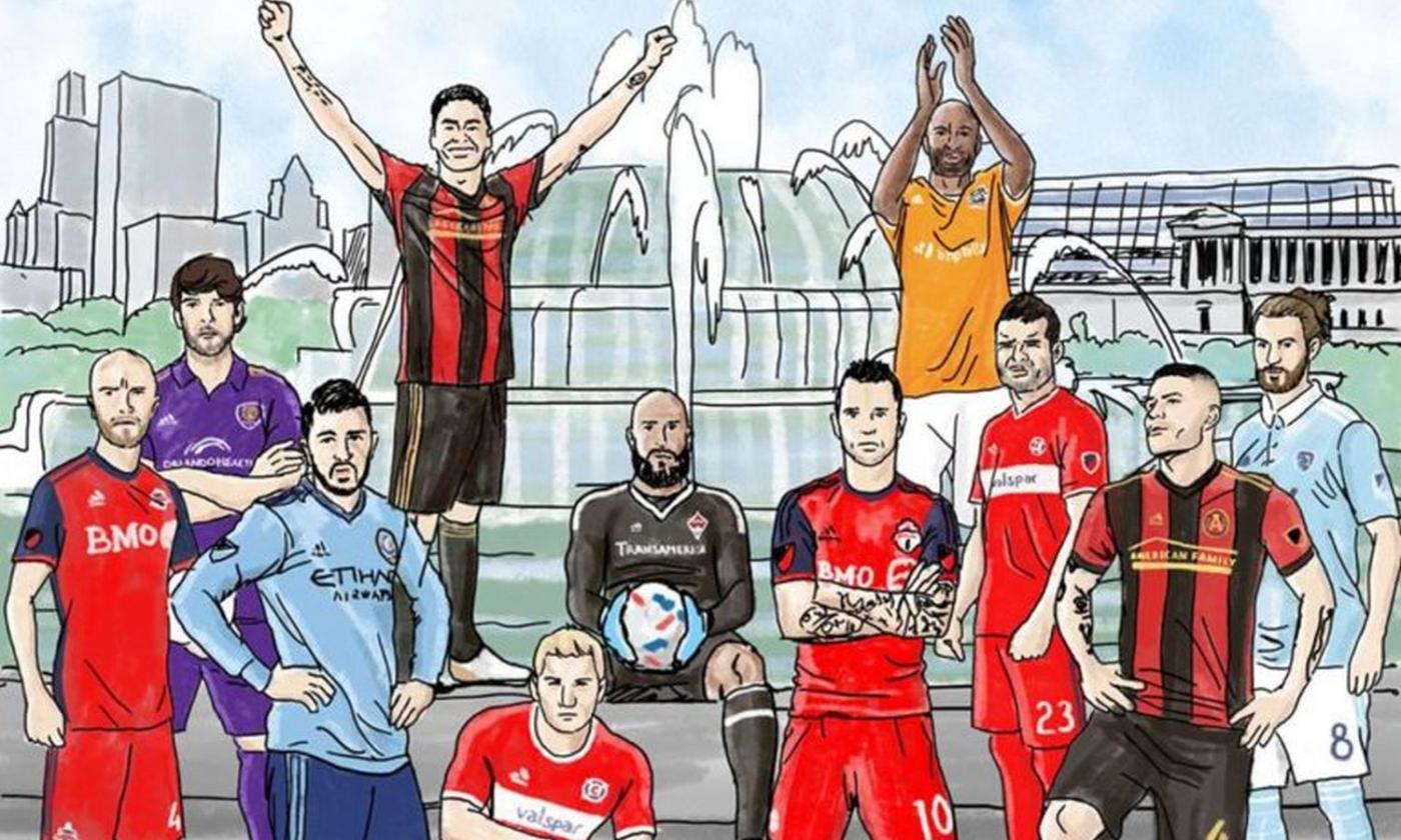 MLS, è ora di All Star Game: ecco le 11 stelle che sfideranno il Real. Non c'è Pirlo...