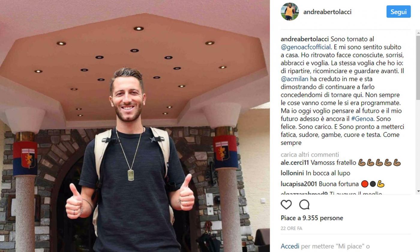 Bertolacci: 'Genoa seconda casa, al Milan sono stato sfortunato. Nazionale, ruolo, Lapadula: vi dico tutto'