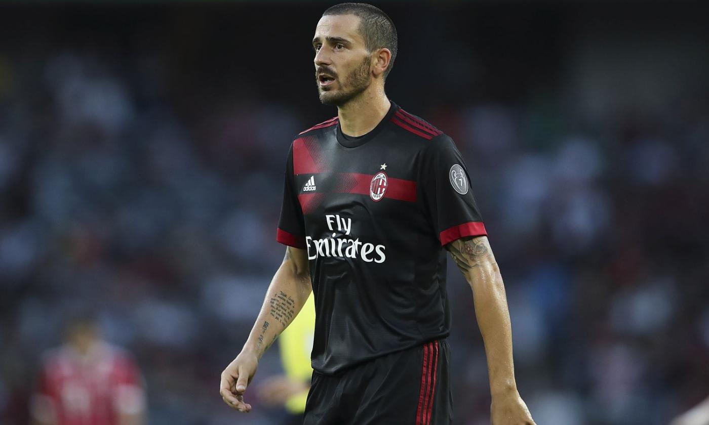 Milan in Romania, Bonucci si allena FOTO