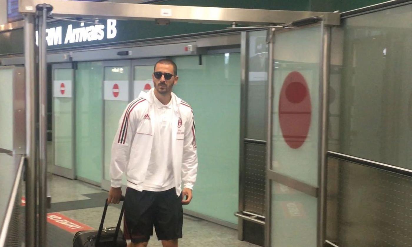 Il Milan è tornato in Italia: le FOTO dell'arrivo