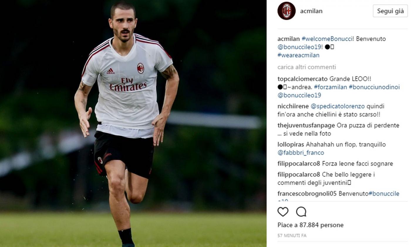 Milan, UFFICIALE: Bonucci fino al 2022