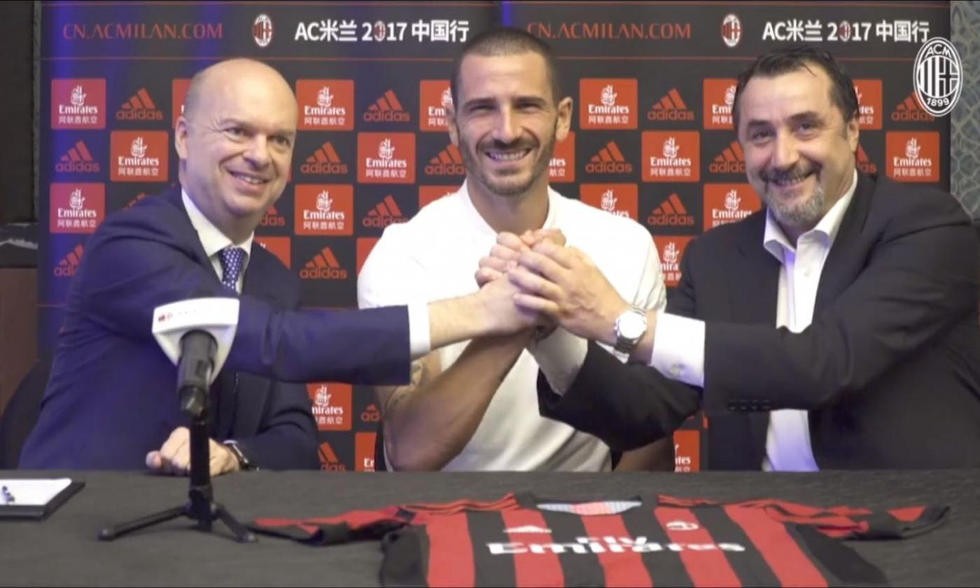 Milan, Mirabelli: 'Bonucci è incedibile'